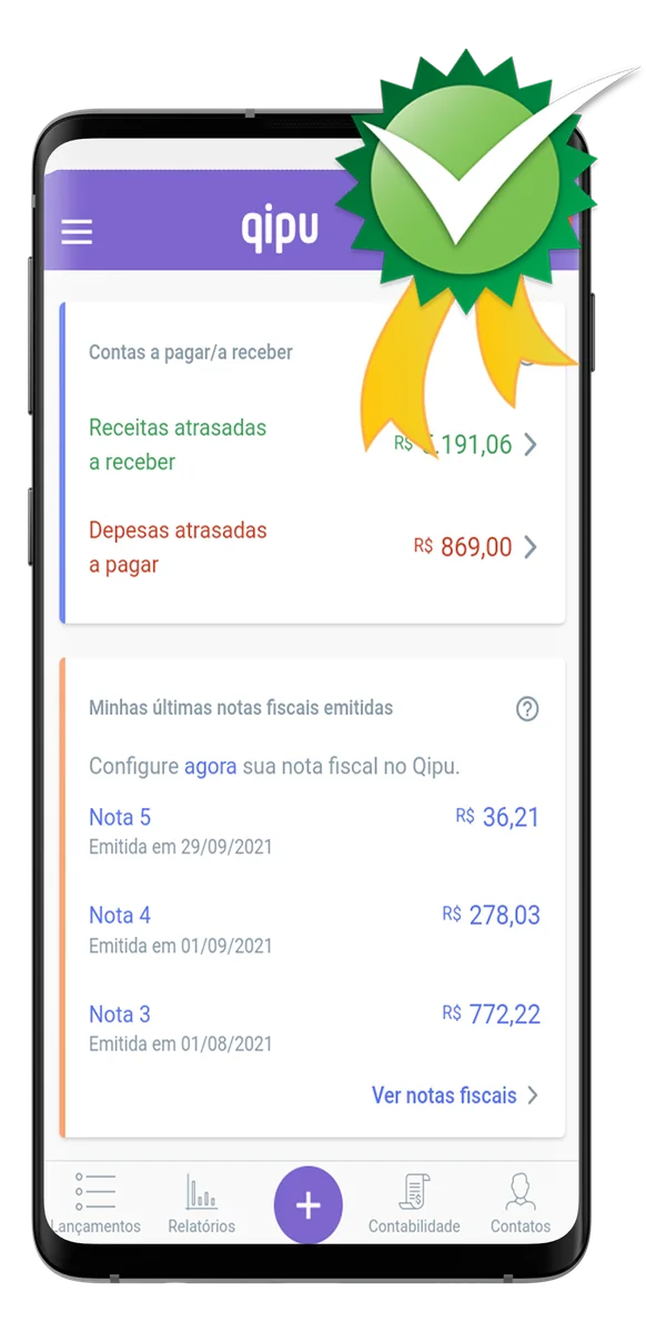 Junte-se a mais de 550 mil empresas que já usam o Qipu