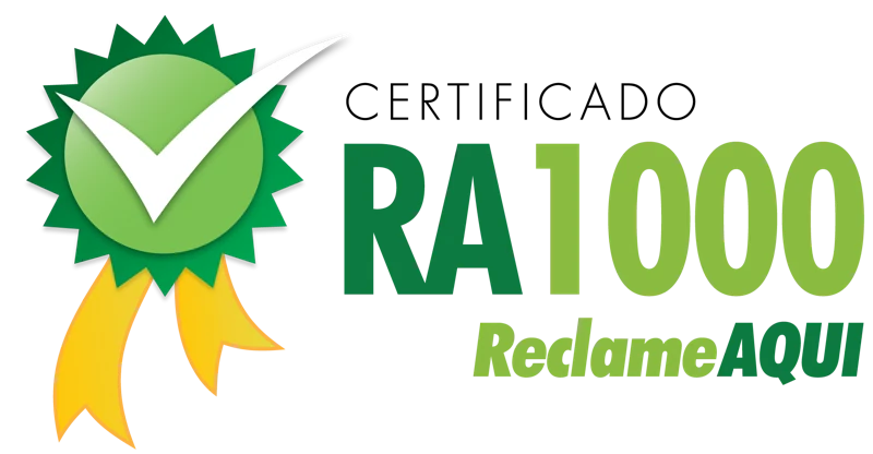 Selo RA1000 do Reclame Aqui