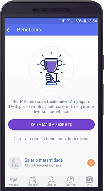 Gestão da empresa no aplicativo Qipu