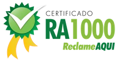 Selo RA1000 do Reclame Aqui